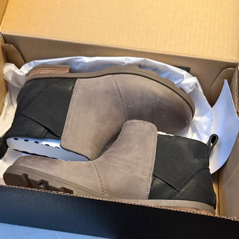 Sorel Gray Ankle Boots - Picture 5 of 6